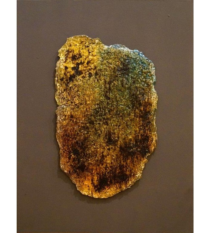 CUADRO CESPED B 0016b 30X40 (MATERIALES NATURALES Y OLEO) - JMP