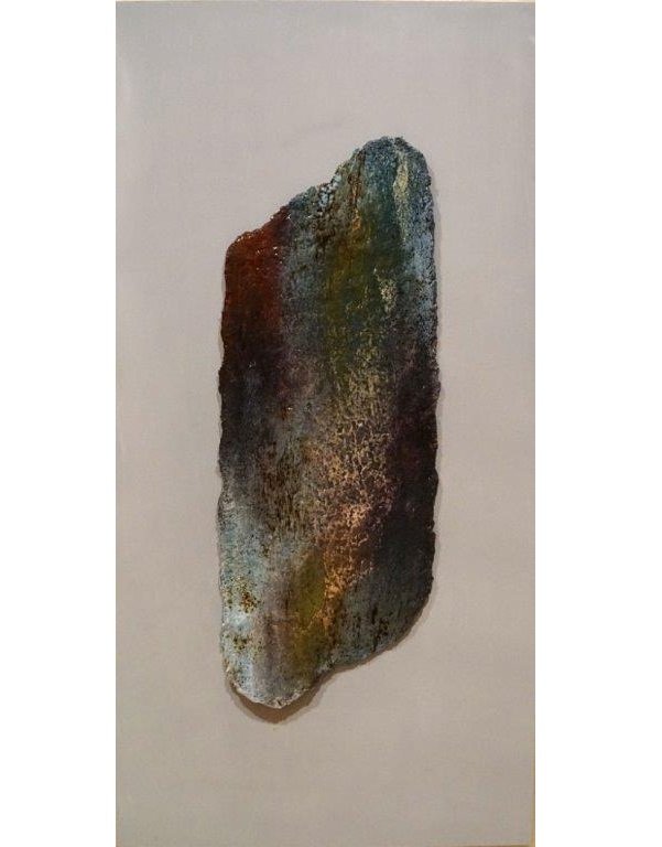 CUADRO BARRANCO B 0018b 80X40 (MATERIALES NATURALES Y OLEO) - JMP