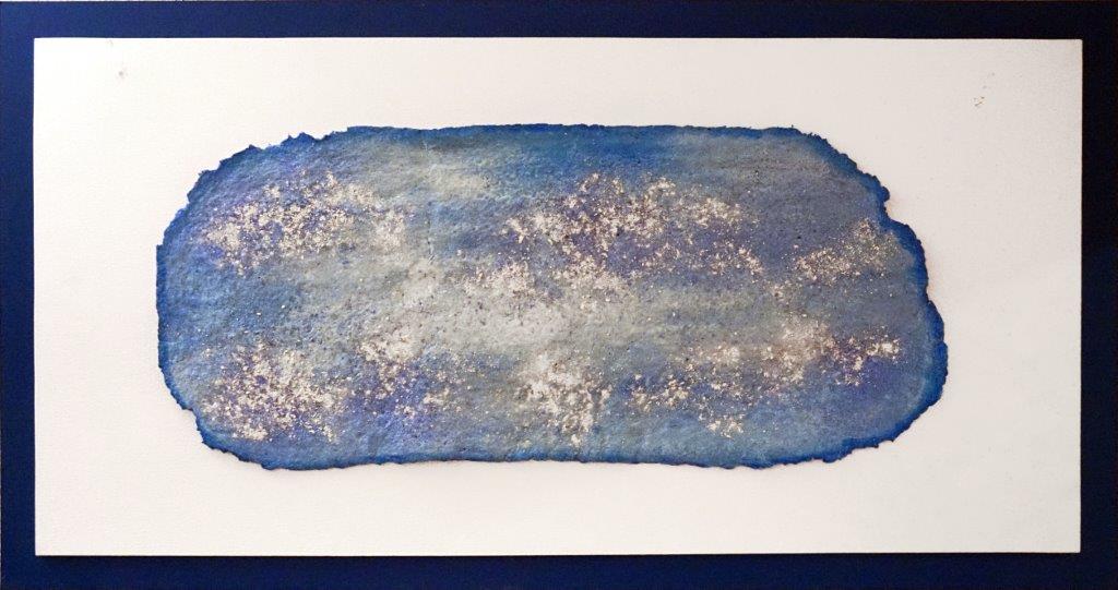 CUADRO MAR Y AIRE A 0019a 86X46 (MATERIALES NATURALES Y OLEO) - JMP
