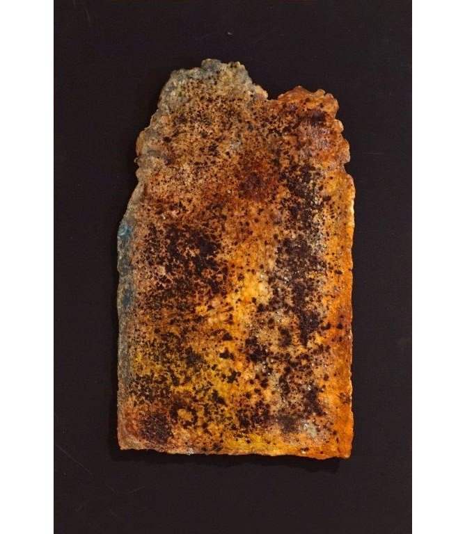 CUADRO FUEGO A 0027a 20X30 (MATERIALES NATURALES Y OLEO) - JMP