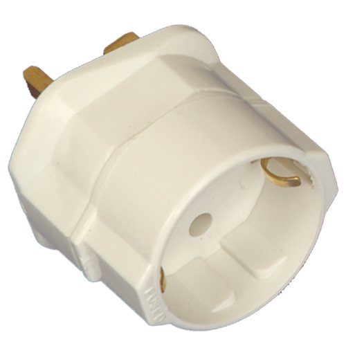 ADAPTADOR INGLES A EUROPEO 4.8MM + FUSIBLE - GSC