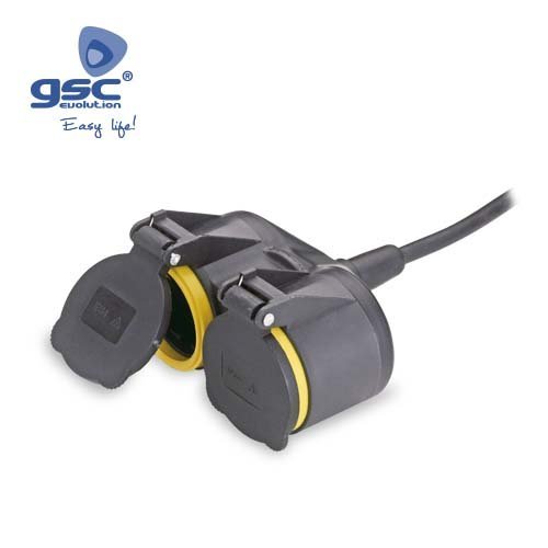 DOBLE SUCKO TAPAS PARA ENGARZAR CABLE 250V IP44 N - GSC