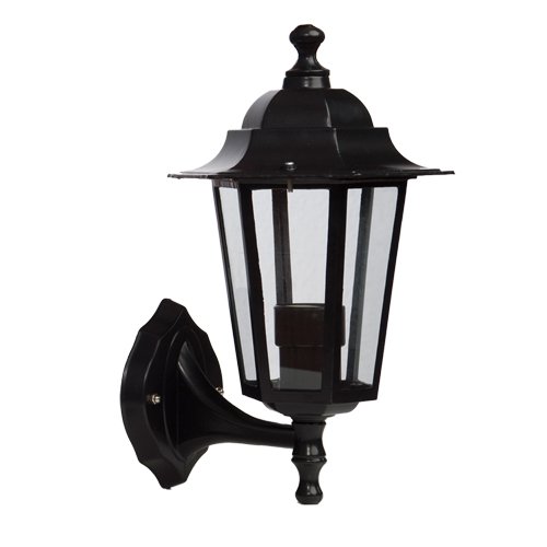 FAROL JARDIN ALUMBRADO BRAZO ABAJO E27 60W NEGRO - GSC