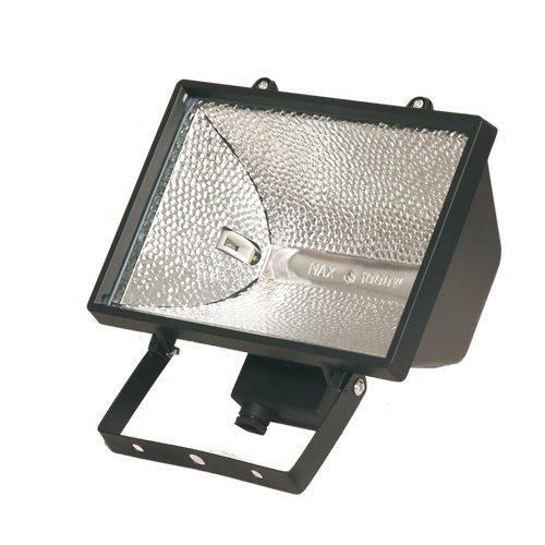 FOCO HALOGENO + LAMP 1000W- NEGRO - GSC