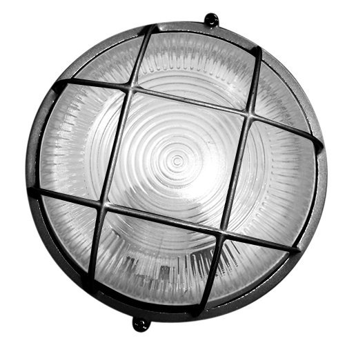APLIQUE REDONDO E27 60W NEGRO 230V - GSC