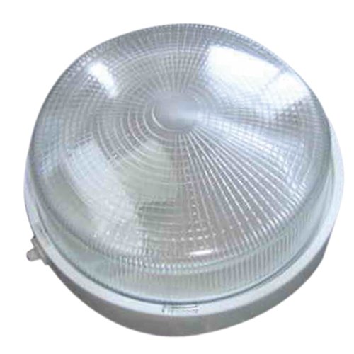 APLIQUE REDONDO PLASTICO 225MM E27 60W BLANCO 230V - GSC