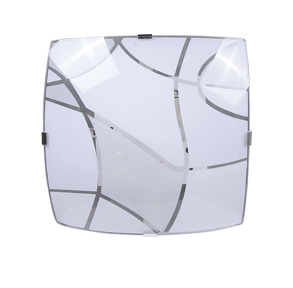 APLIQUE CUADRADO TECHO BLANCO E27 20W (60W) - GSC
