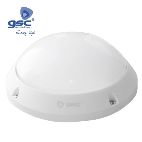 APLIQUE REDONDO LED PLASTICO 7W BLANCO 6000K - GSC 