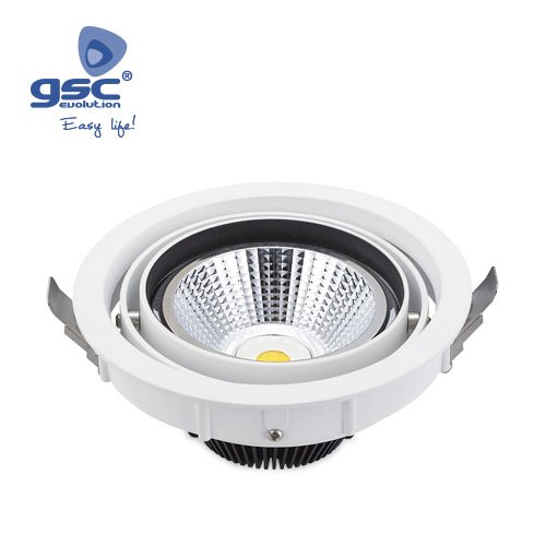 ARO BASCULANTE REDONDO LED 25W COB 3000K - GSC