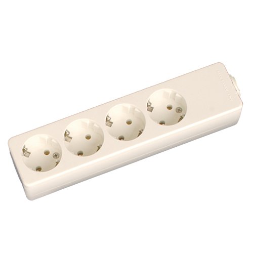 BASE MULTIPLE 4 TOMAS SIN CABLE - BLISTER - GSC