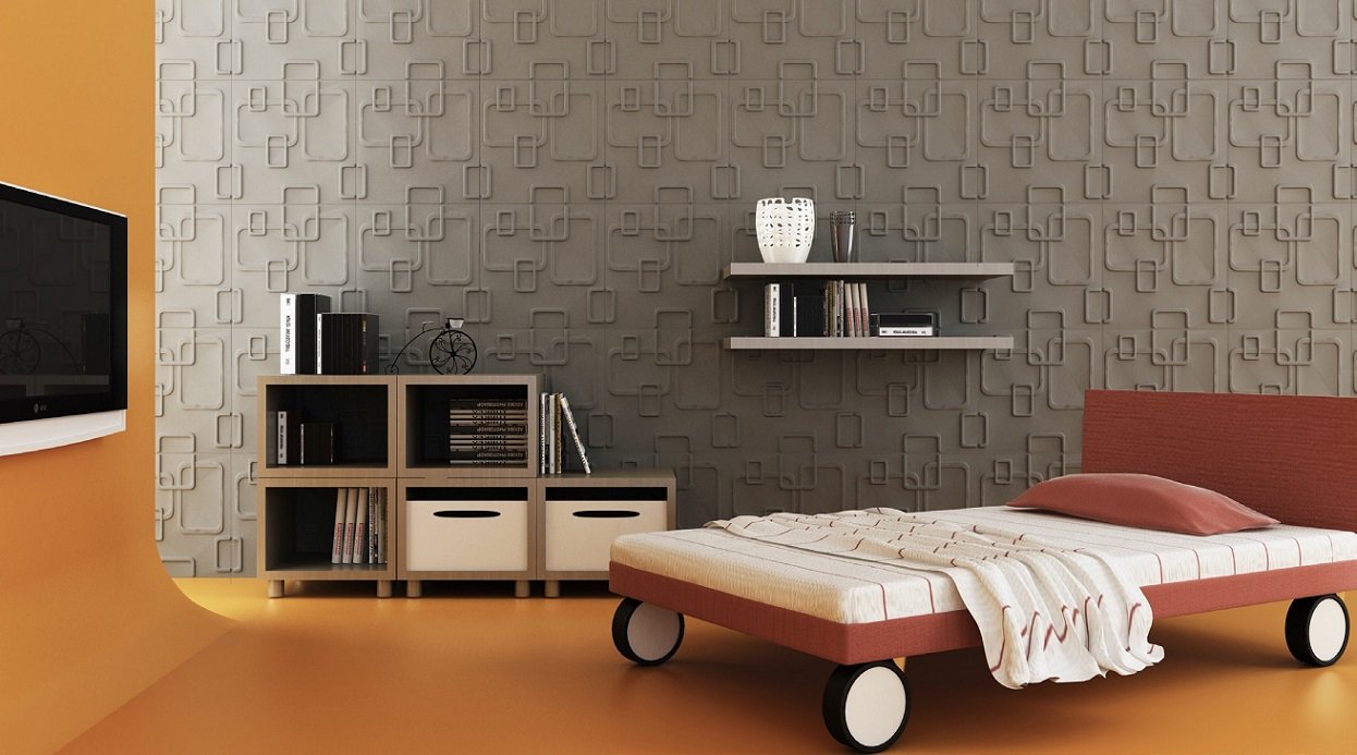 PANEL DECORATIVO 3D 50X50 OLINA (CAJA = 12 LAMINAS = 3 M2) (Espesor 1,5 mm) - DCO