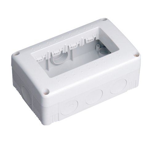 CAJA ESTANCA SUPERFICIE PARA 4 MODULOS/HUECOS IP40 - GSC 