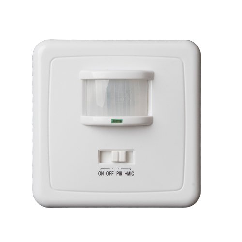 DETECTOR MOVIMIENTO EMPOTRAR BLANCO 140º 500W 230V - GSC 
