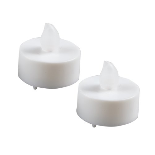 VELA DECORATIVA PEQUEÑA LED BLANCA- BLISTER - GSC