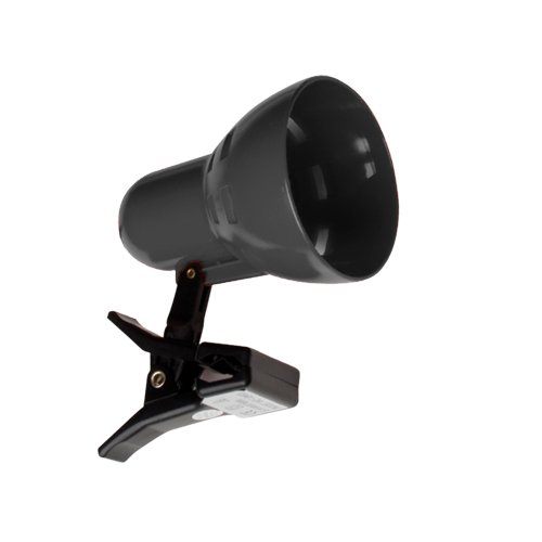 LAMPARA CON PINZAS E14 40W- NEGRO - GSC