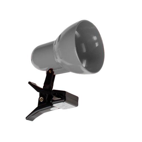 LAMPARA CON PINZAS E14 40W- GRIS - GSC