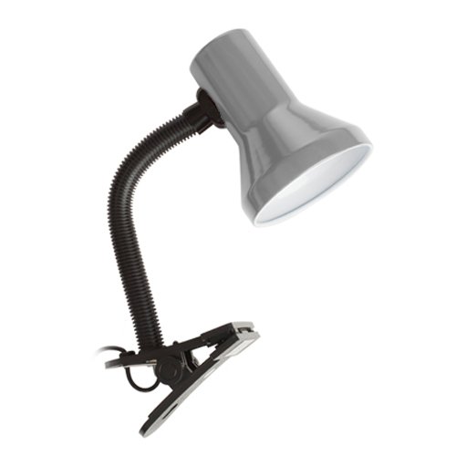 LAMPARA CON PINZAS E27 40W- GRIS - GSC