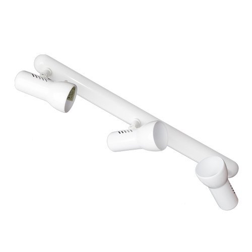 FOCO TECHO TRIPLE EN LINEA E27 MAXIMO 60W-BLANCO 230V - GSC