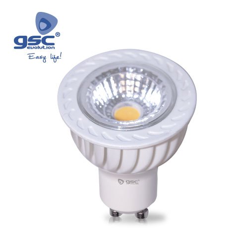 LAMPARA DICROICA LED COB 6W GU10 3000K - GSC