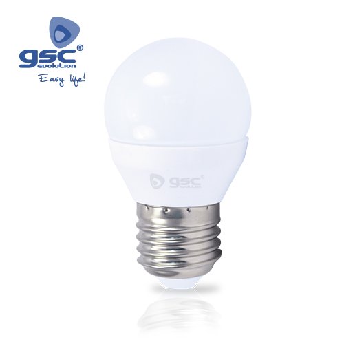 LAMPARA ESFERICA LED 4W E27 6000K 12V - GSC