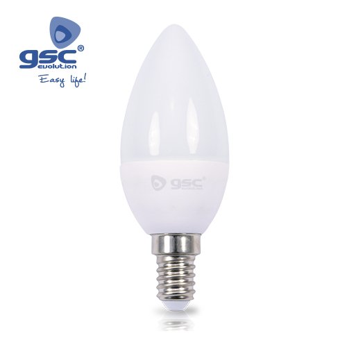 LAMPARA VELA LED 5W E14 3000K - GSC