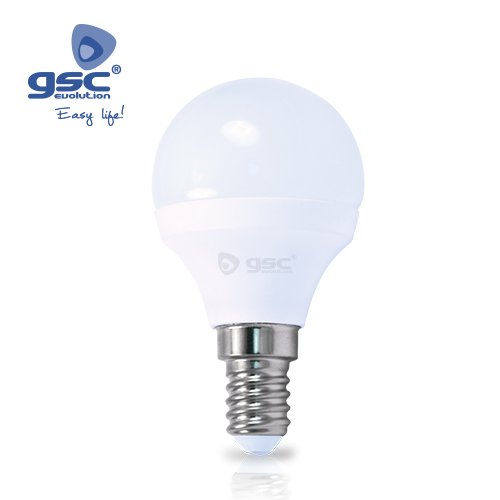LAMPARA ESFERICA LED 5W E14 4200K - GSC