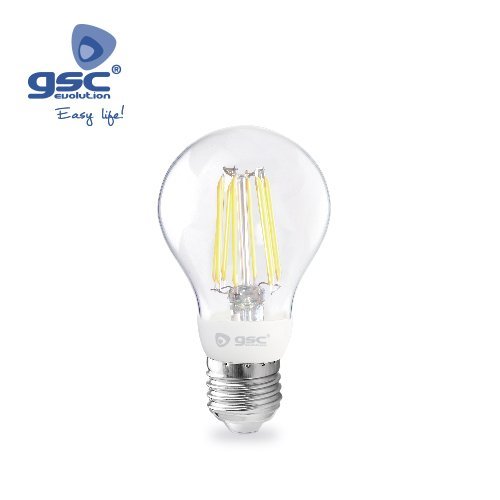 LAMPARA STANDARD LED 6W E27 3000K SERIE ORO - GSC
