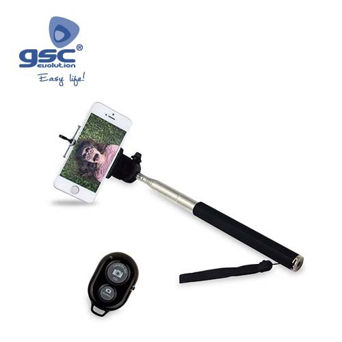 MANGO TELESCOPICO PARA SELFIES CON MANDO BLUETOOTH - GSC