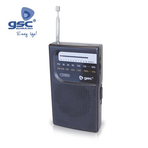 RADIO VERTICAL PORTATIL 118X28X70MM - GSC
