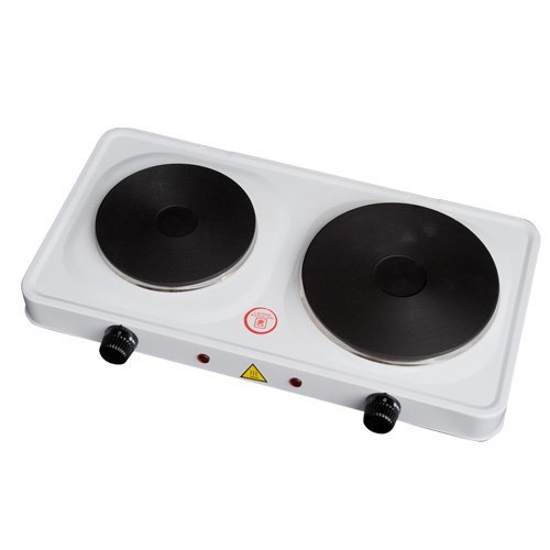 HORNILLO ELECTRICO 2 QUEMADORES 2500W Ø155MM+Ø185MM - GSC