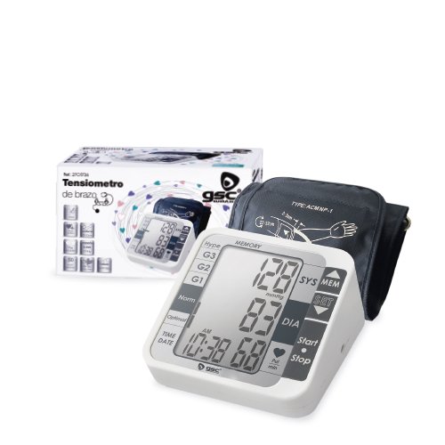TENSIOMETRO BRAZO 0-300MMHG-PULSO 40-180, 4XAAA - GSC