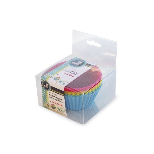 KIT 6 MOLDES MUFFIN SILICONA Ø70X34MM - GSC