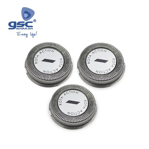 RECAMBIO CUCHILLAS ROTATORIAS COMPATIBLES PHILIPS HQ2 B3 - GSC