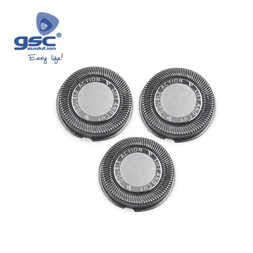 RECAMBIO CUCHILLAS ROTATORIAS COMPATIBLES PHILIPS HQ3 B3 - GSC