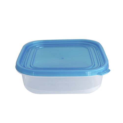 SET 3 TAPERS PLASTICO CUADRADO 750ML. - GSC