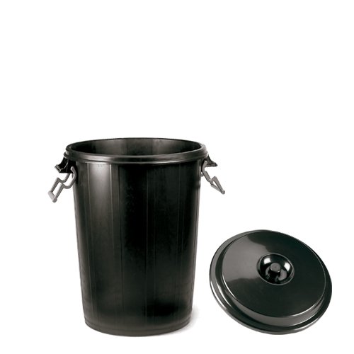 CUBO BASURA PLASTICO 50L. CON TAPA - GSC