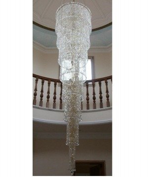 LAMPARA TECHO MARBELLA COPENS 60X300 (1 CORONA, 6 PISOS) CRISTAL ASFOUR - BML