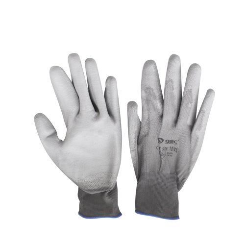PAR DE GUANTES FINOS POLIURETANO TALLA 9 - GSC