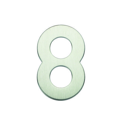NUMERO PUERTA 8 NIQUEL SATIN CON ADHESIVO - GSC