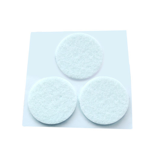 PACK 3 FIELTROS ADHESIVOS REDONDOS BLANCO Ø42MM - GSC