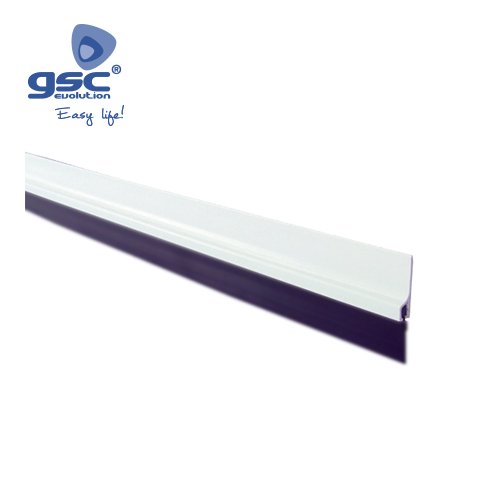 BURLETE ADHESIVO GOMA CON FLECOS 1M - MARRON - GSC