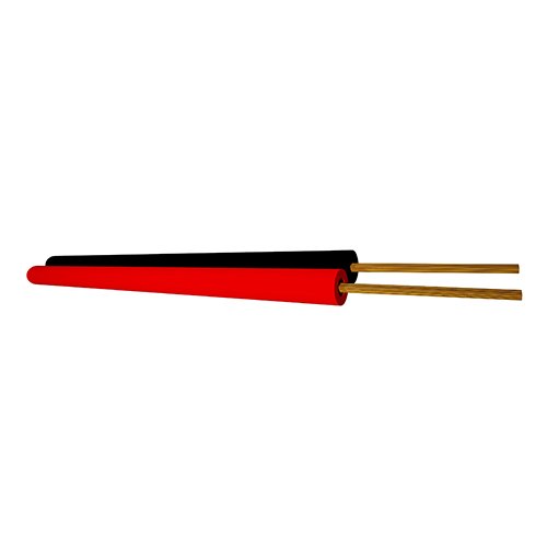 CARRETE 100M CABLE PARALELO ROJO Y NEGRO (2X0.75MM) - GSC