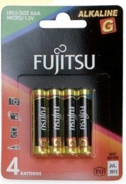 PILA ALKALINA FUJITSU LR03 (AAA) BLISTER 4 - GSC