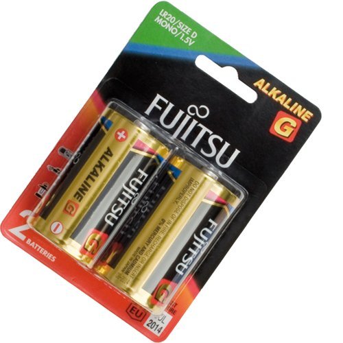 PILA ALKALINA FUJITSU LR20 (D) BLISTER 2 - GSC