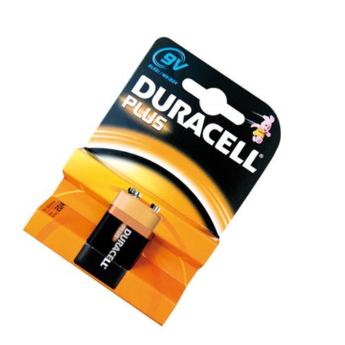 PILA ALKALINA DURACELL PLUS 9V, BLISTER 1 - GSC