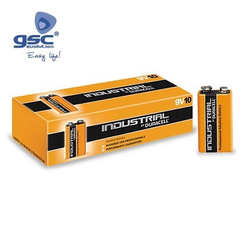 PILA ALKALINA DURACELL PROCELL 9V CAJA 10 UNIDADES - GSC