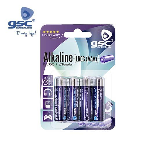 PILA ALKALINA GSC EVOLUTION LR03 (AAA) BLISTER 4 - GSC