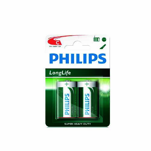 PILA SALINA PHILIPS R14 (C) BLISTER 2 - GSC