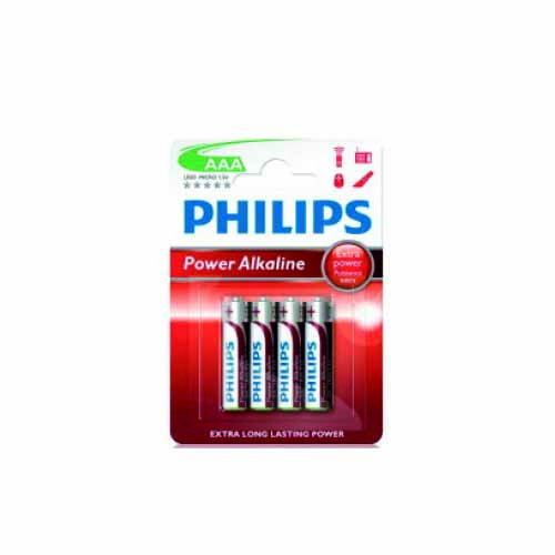 PILA ALKALINA PHILIPS LR03 (AAA) BLISTER 4 - GSC