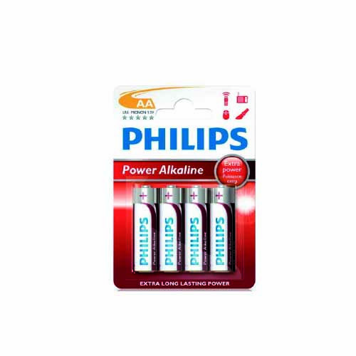 PILA ALKALINA PHILIPS LR6 (AA) BLISTER 4 - GSC